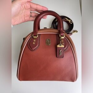 Coach Marleigh 20 Satchel Saddle Brown
